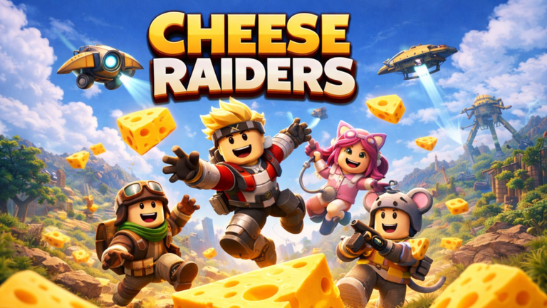 Cheese Raiders work-in-progress game world